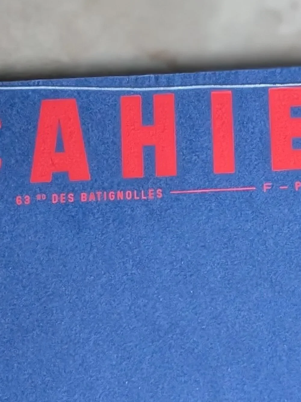 Sézane Cahier Notebook / Journal | Blue